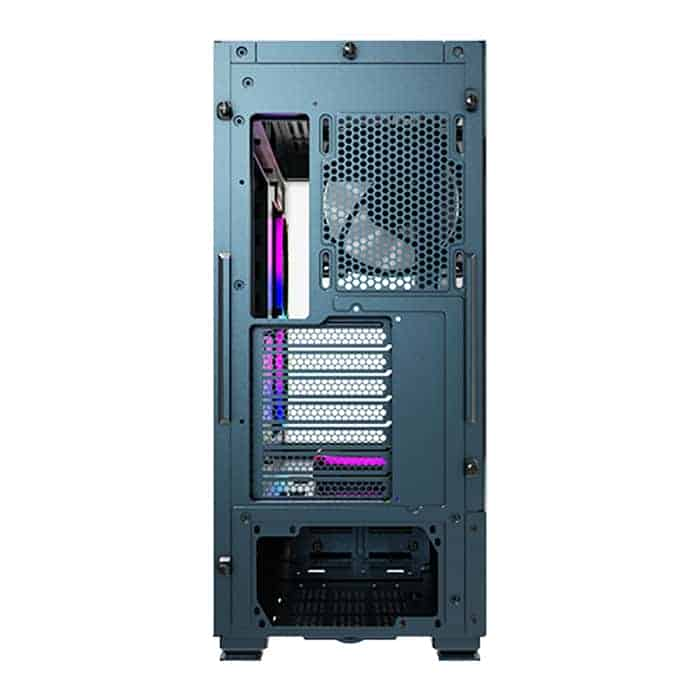 (image for) Montech SKY TWO Blue Mid Tower Dual Window Case with 4x ARGB Fans